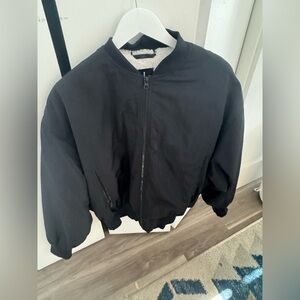 ALO Yoga Men’s Faux Fur Bomber (Medium, but oversized)